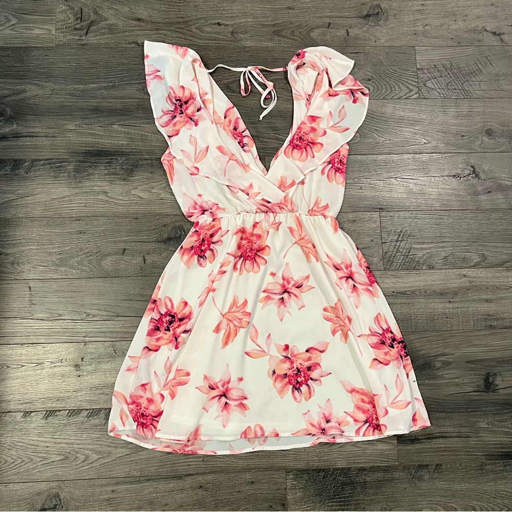 Lush Brand Floral Dress Size Small Mini Dress